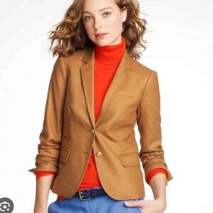 Original J. Crew Schoolboy blazer, camel, sz 4